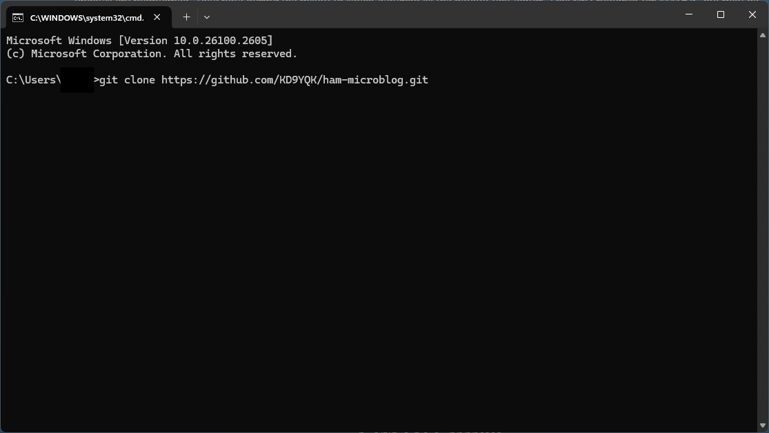 Windows Command Prompt