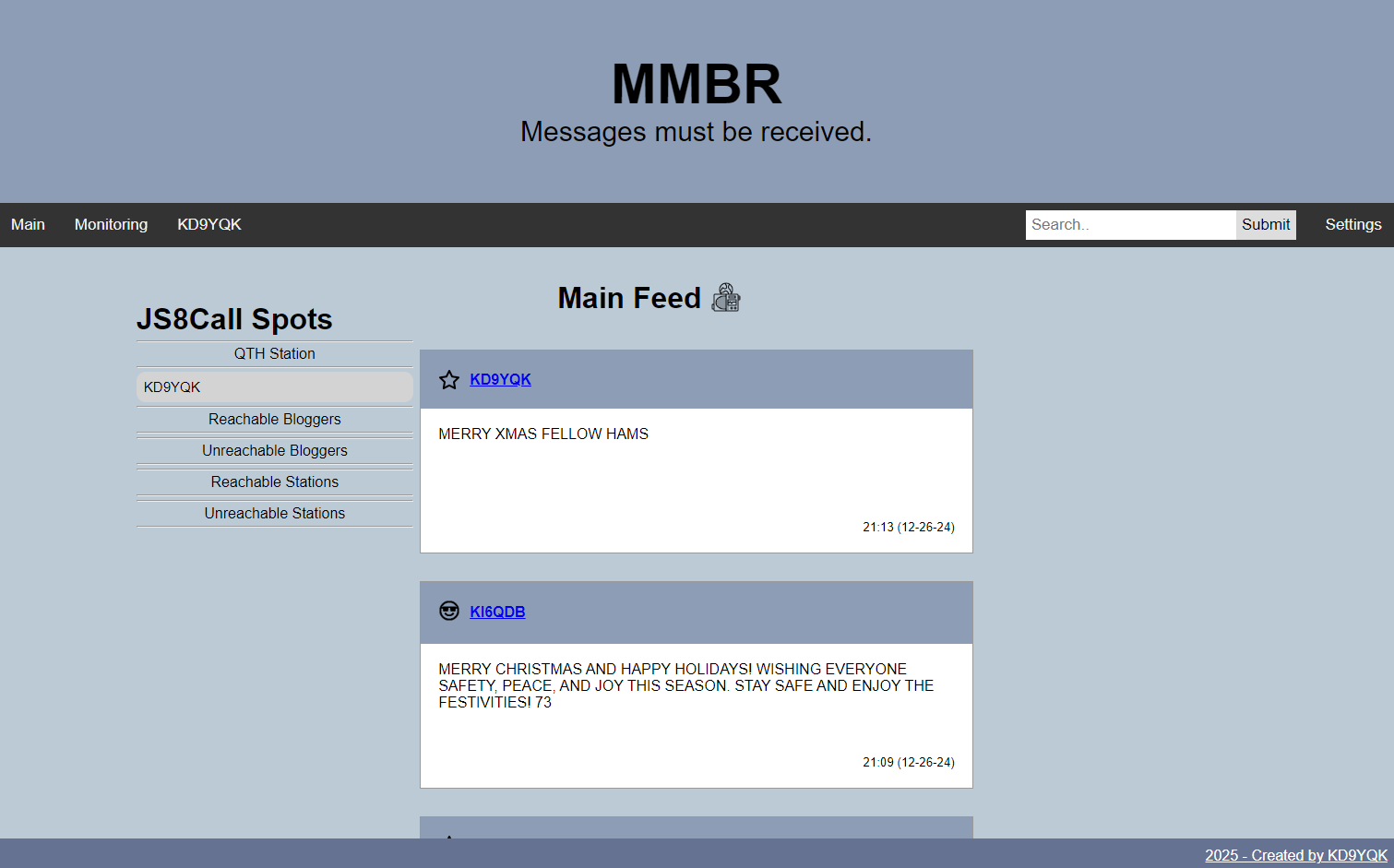 MMBR Homepage